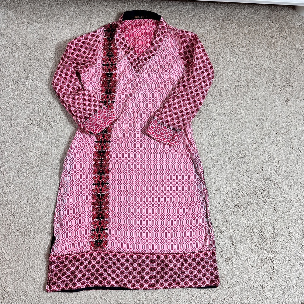 Pakistani warda embroided lawn shirt